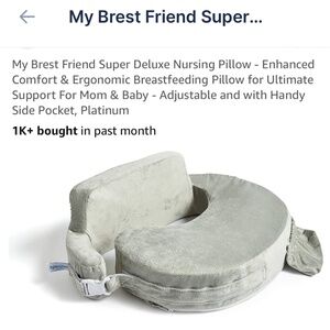 NEW my brest friend deluxe nursing pillow